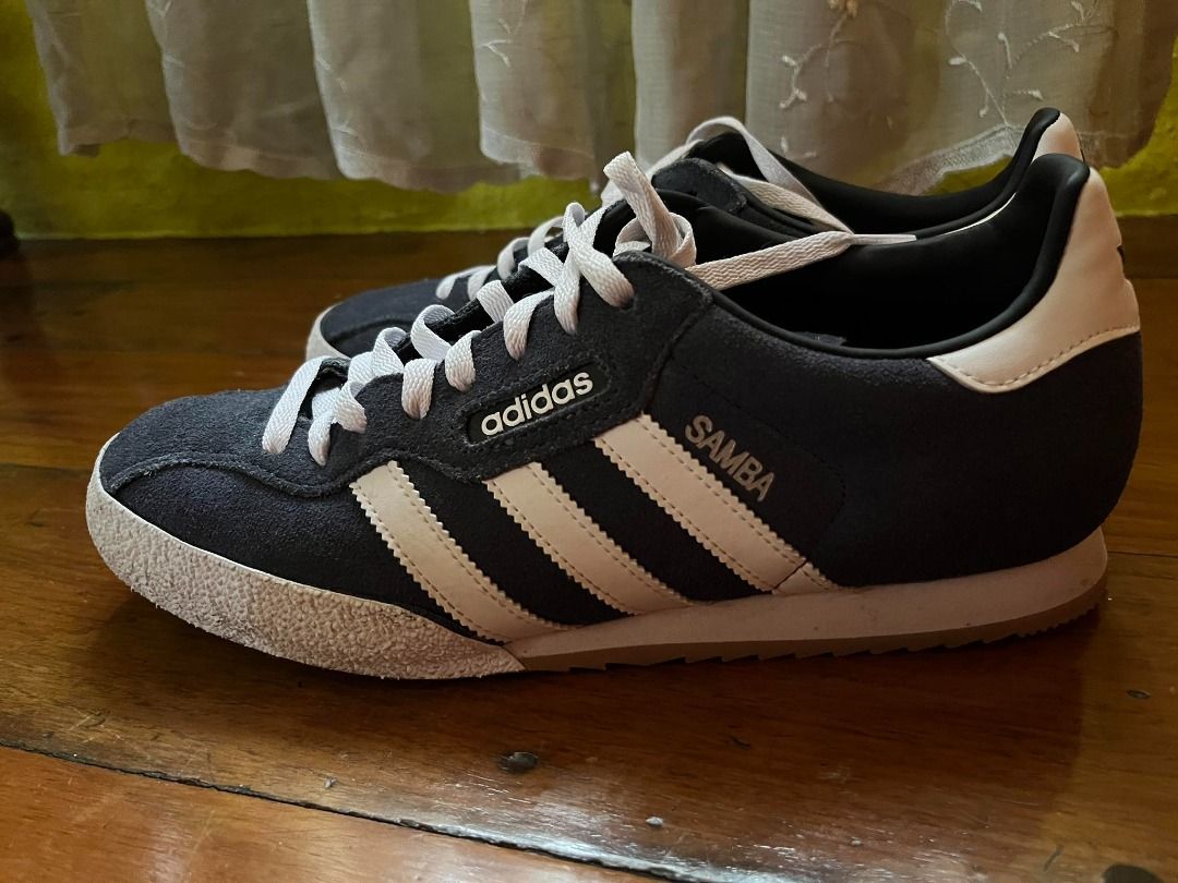 adidas samba blue suede