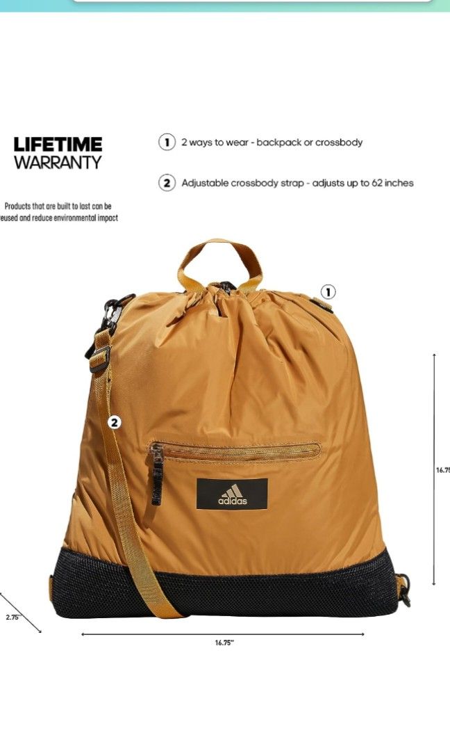 Adidas convertible backpack hotsell