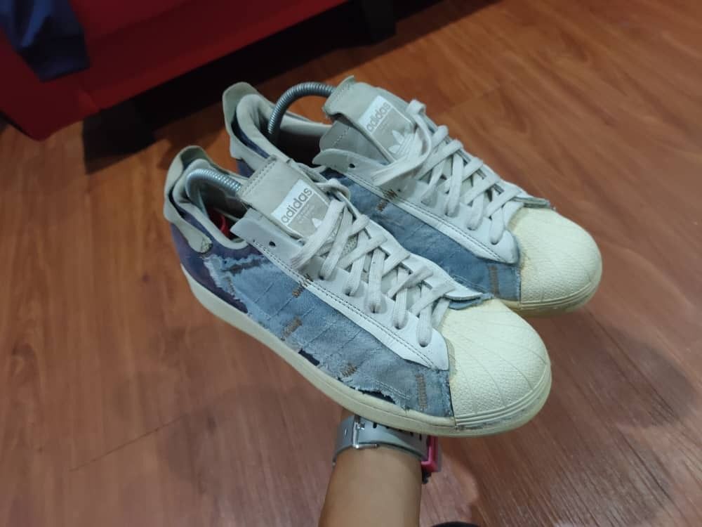 Adidas Superstar Denim 7.5uk