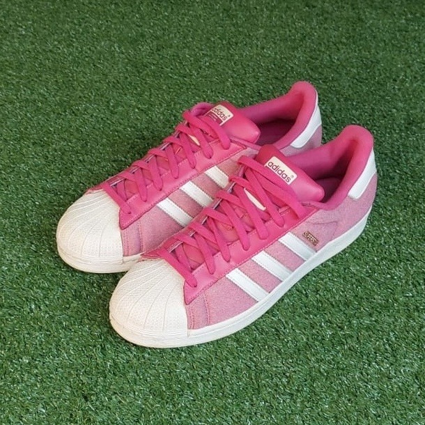 Adidas superstar pink putih online