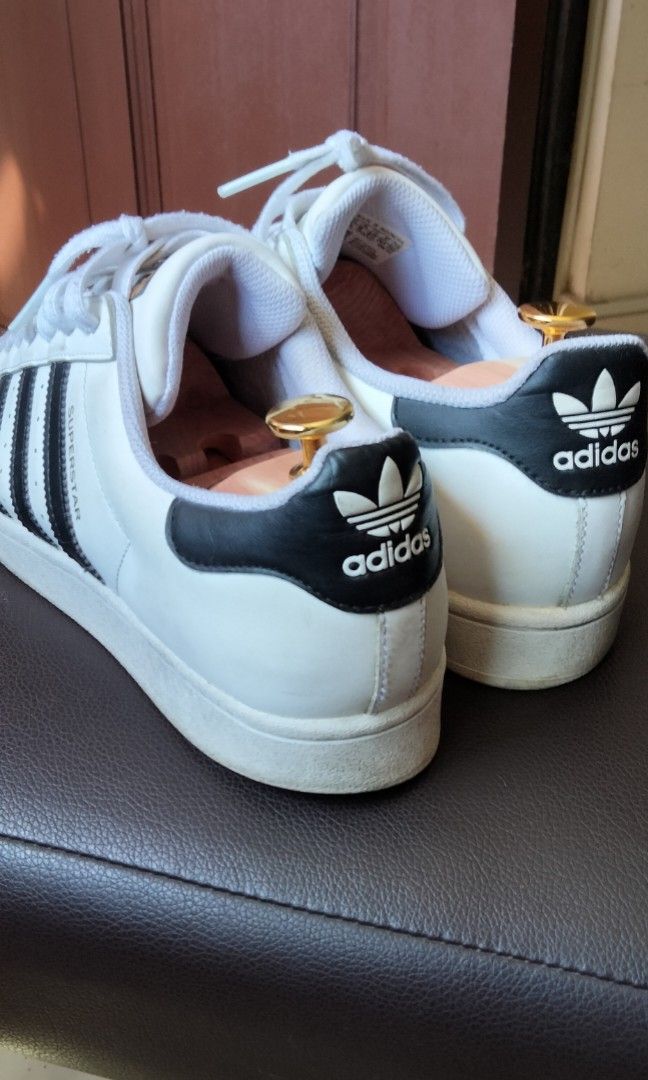 Adidas superstar size 6 white and black clearance