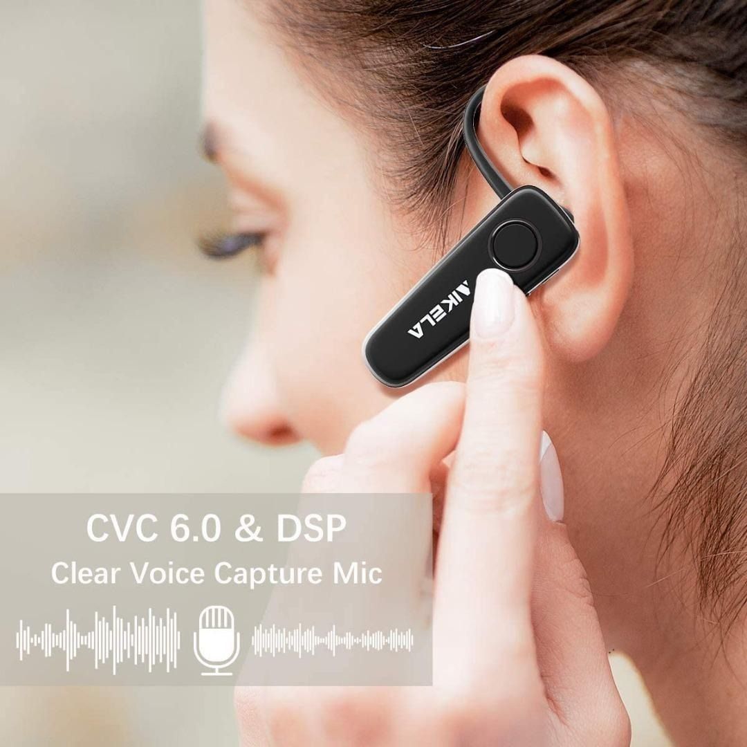 AIKELA One Sided Bluetooth Earphone With Microphone (Category: Earphones) located in Singapore. Submitted by MEDMX (Listing ID 1247408444, Image 4). Description: laptops, PC. It can pair easily with any two Bluetooth devices at once. Connect two Bluetooth smartphones at the same time. Never miss a call anymore if you have 2 phones. （Note: Please fully charge before first use） 【LONG BATTERY LIFE】Bluetooth headset built-in high-performance battery.
