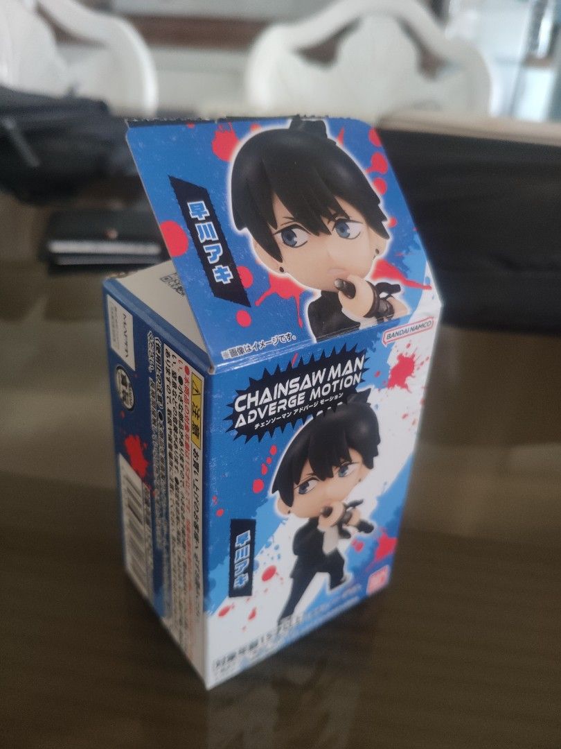 Aki - Chainsaw Man Adverge Motion Mini Figure (Category: Designer & Blind Box Toys) located in Calamba. Submitted by dr.kiwi (Listing ID 1247358930, Image 1). Description: Brand new sealed. Box was opened just to check.