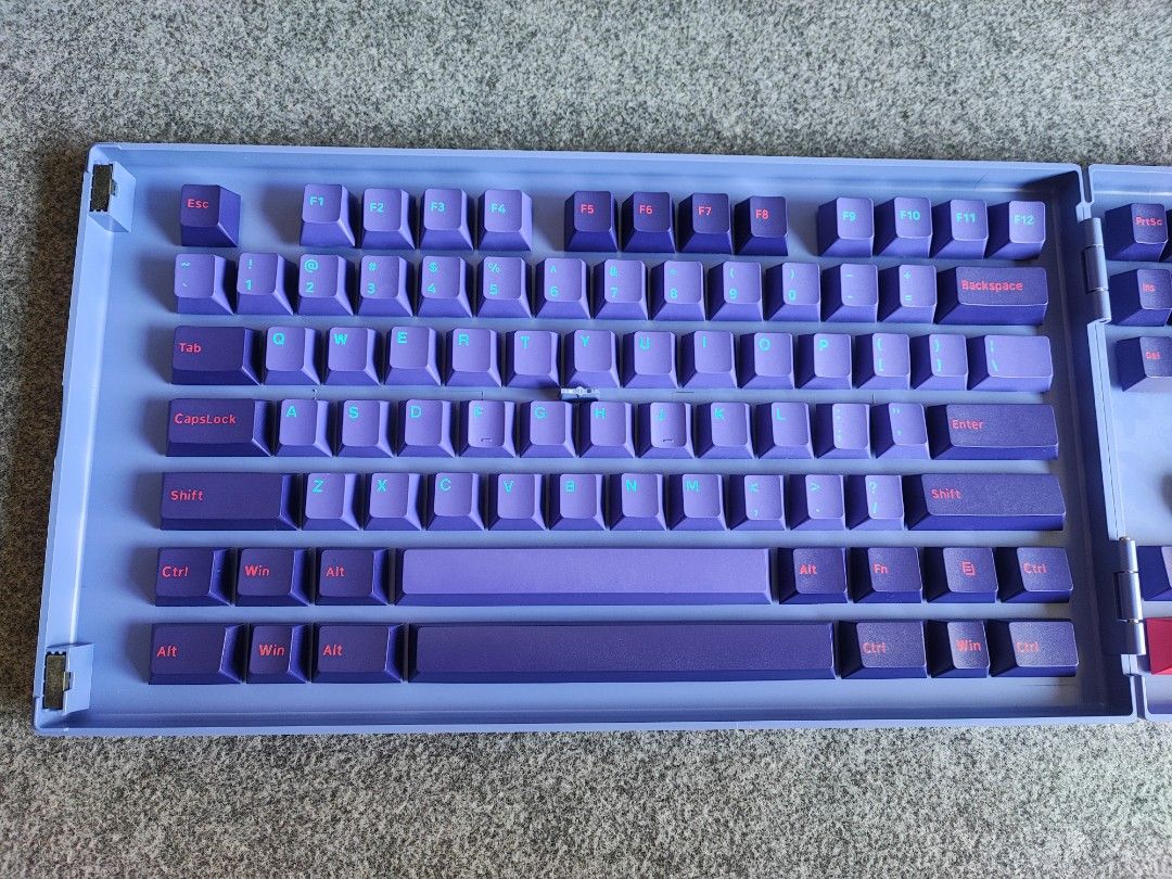 Akko Neon Cherry Profile Double-shot PBT Keycap Set for Mechanical ...