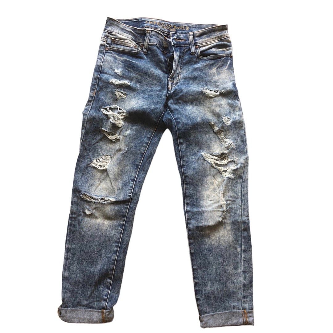 American eagle ripped jeans, Men's Fashion, Bottoms, Jeans on Carousell