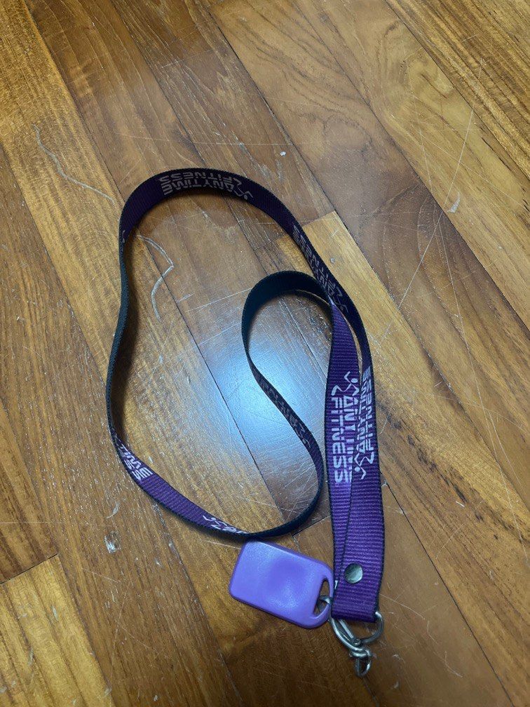 Anytime Fitness Key Fob & Lanyard, Hobbies & Toys, Stationery & Craft