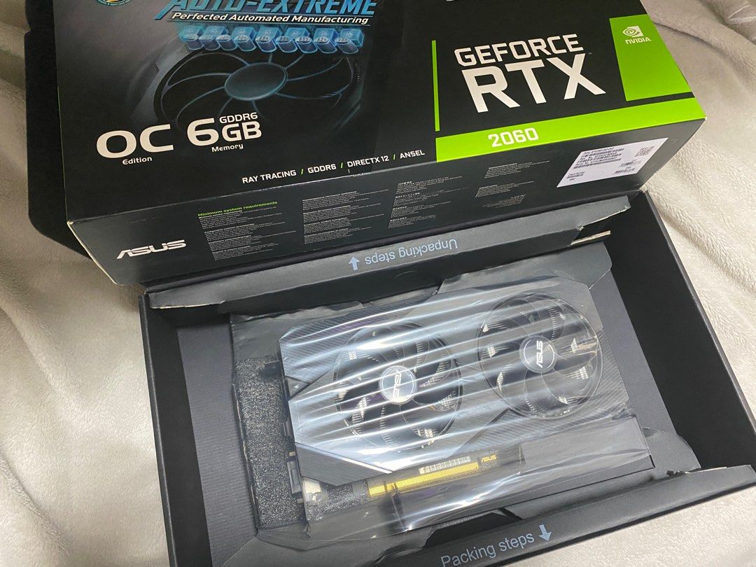 ASUS Dual GeForce RTX 2060 OC 6GB, 電腦＆科技, 電腦周邊及配件