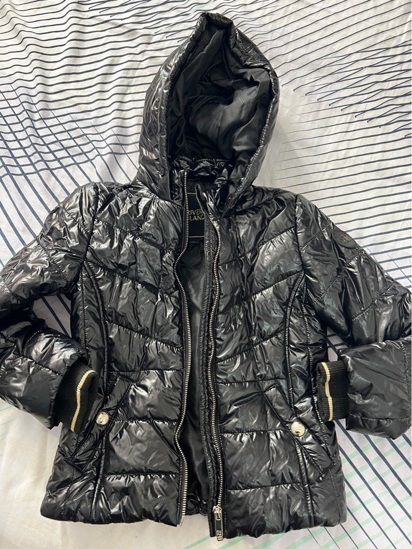 River island shiny puffer on sale jacket