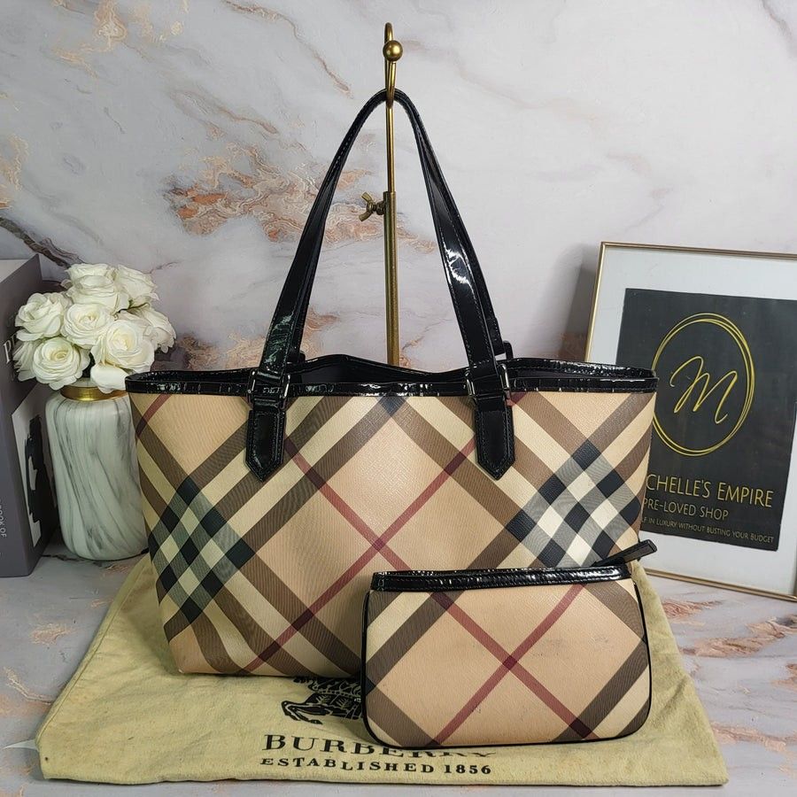 Authentic Burberry Tote bag, Luxury, Bags & Wallets on Carousell