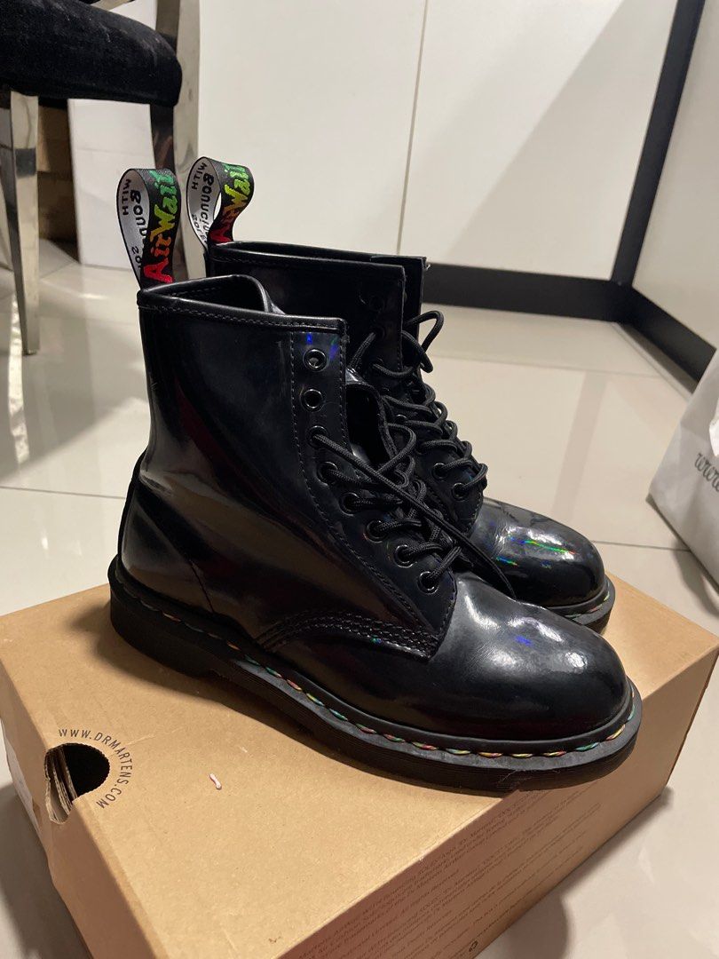 1460 rainbow patent 2025 black