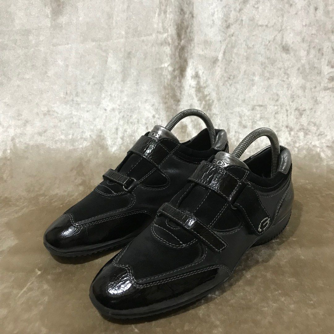 Geox patent leather on sale shoes