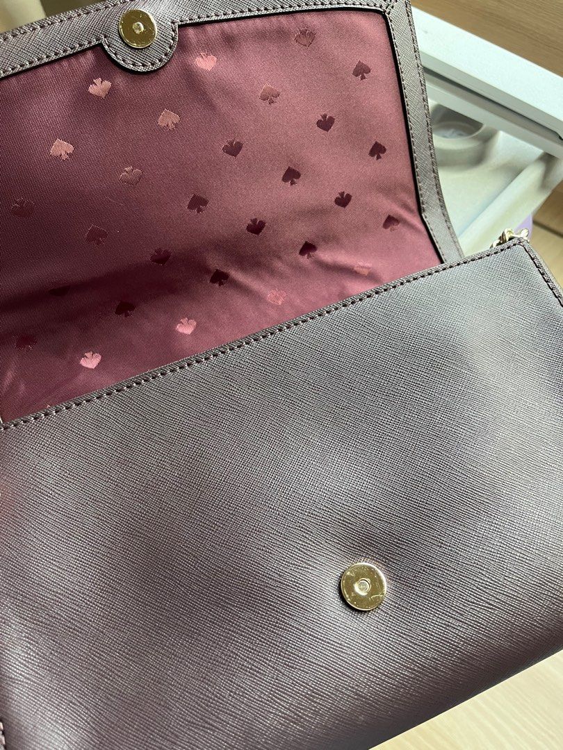 Kate Spade Laurel Way Greer Rose Gold Metallic Crossbody Bag W