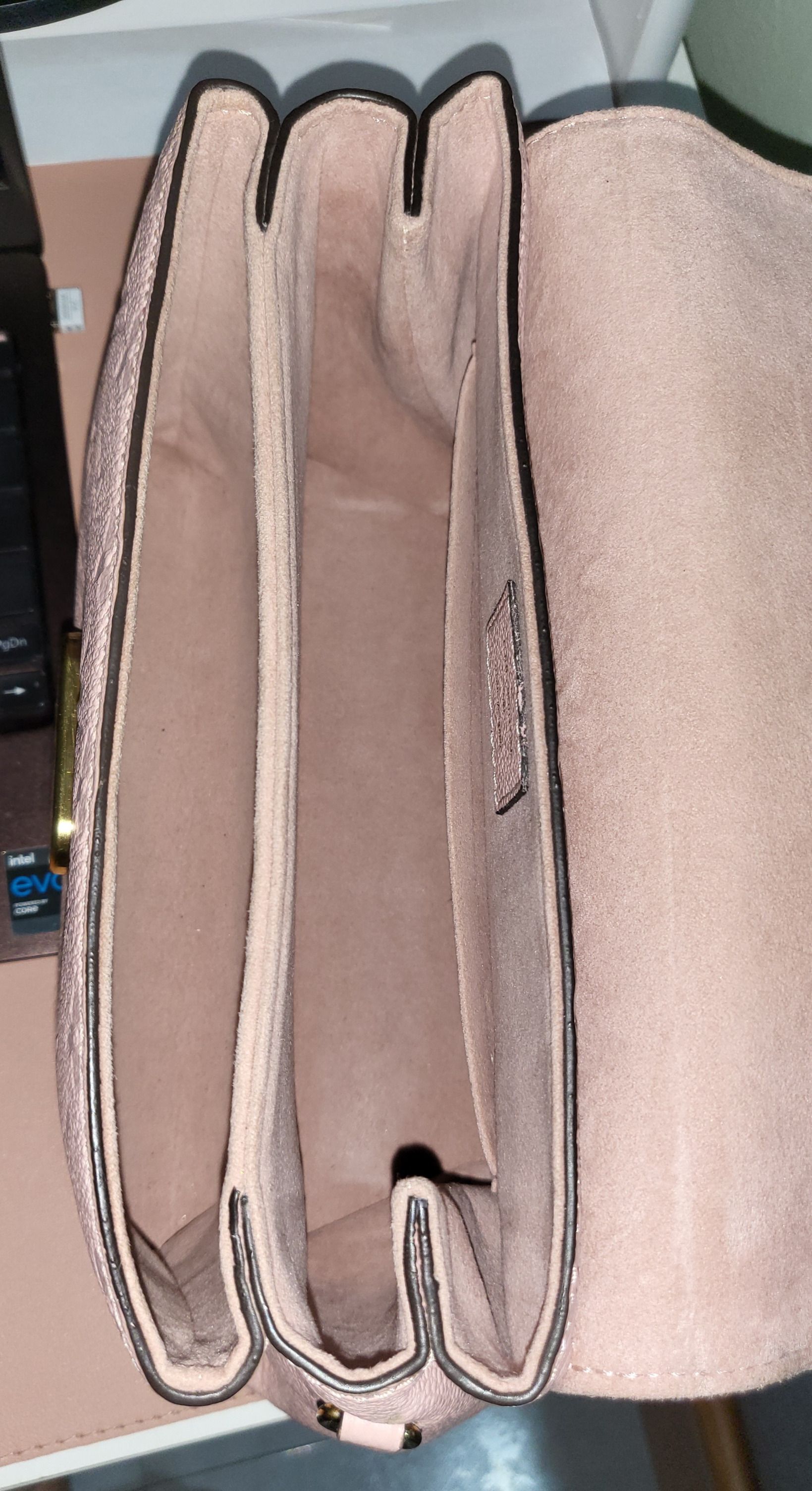 Louis Vuitton Georges Handbag Monogram Empreinte Leather BB Pink 72818209