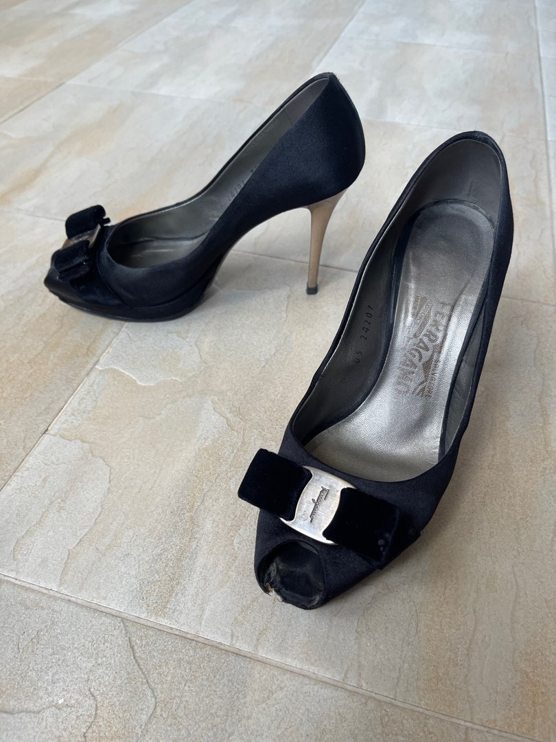 Authentic Salvatore Ferragamo high heels size 6.5C, Luxury, Sneakers ...
