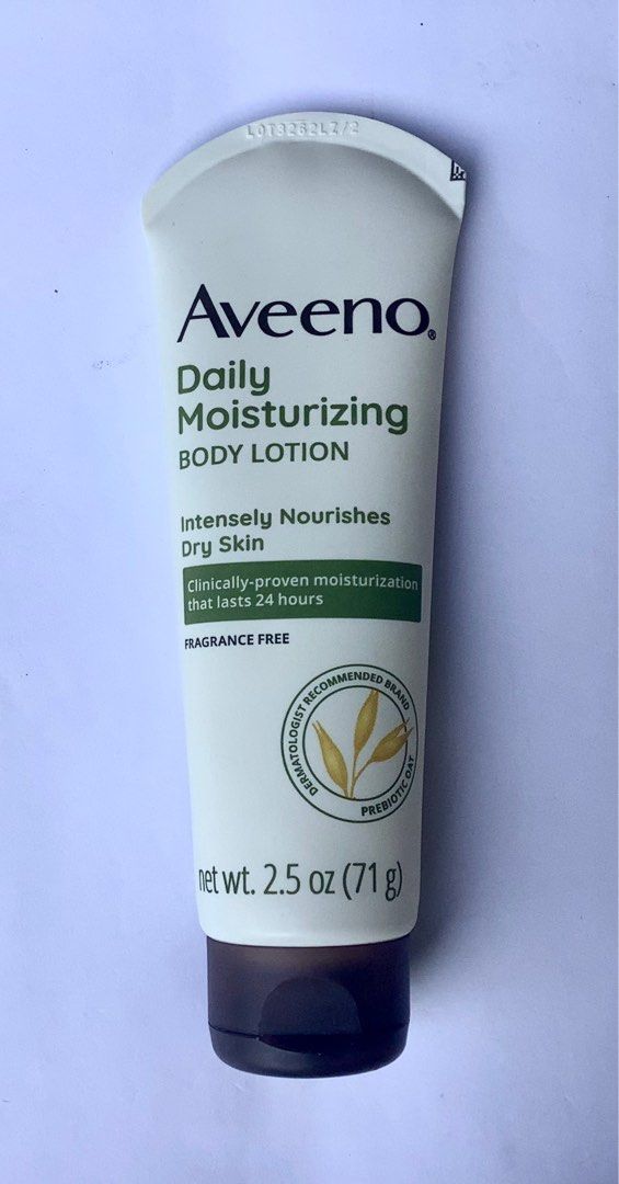 Aveeno Daily Moisturizing Lotion (Category: Body Care) located in Abucay. Submitted by peacchyfinds (Listing ID 1247313846, Image 1). Description: JNT Sf shouldered by buyer..