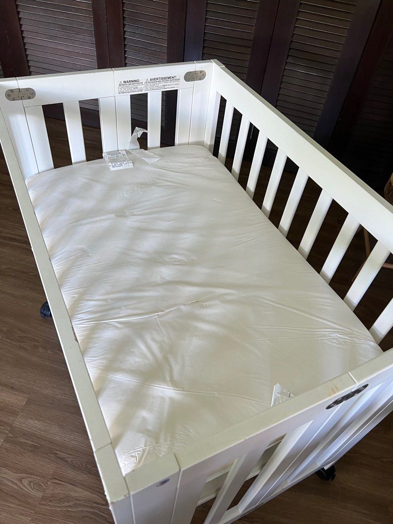 Babyletto origami mini crib used cheap