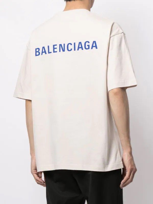 Balenciaga back logo hot sale tee