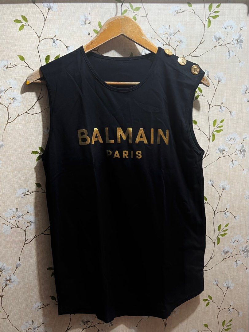 BALMAIN SLEEVELESS TOP (Category: Sleeveless) located in Manila. Submitted by offbeyondph (Listing ID 1243801844, Image 1). Description: Good as new Tags are cut Size small to medium.