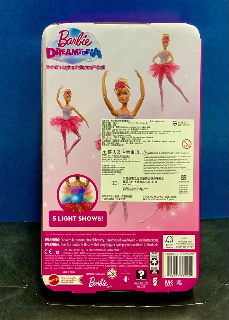 Mattel Barbie® Dreamtopia Twinkle Lights Ballerina Doll