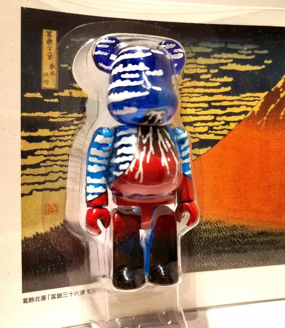 NA] Bearbrick Katsushika Hokusai - Red Fuji / Fujisan (葛飾北斎 赤