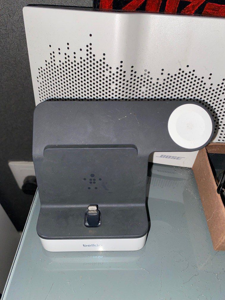PowerHouse 2 in 1 iPhone Apple Watch Charging Dock Belkin