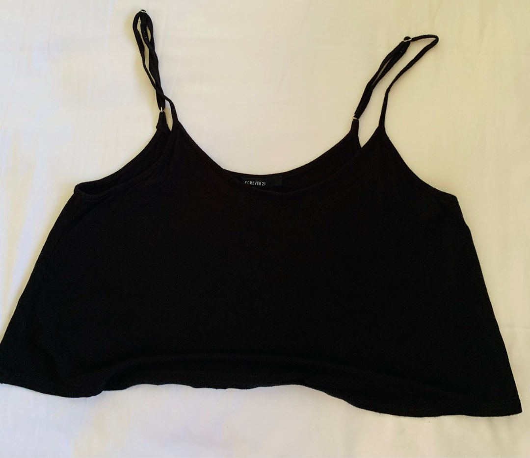 forever 21 spaghetti strap crop top