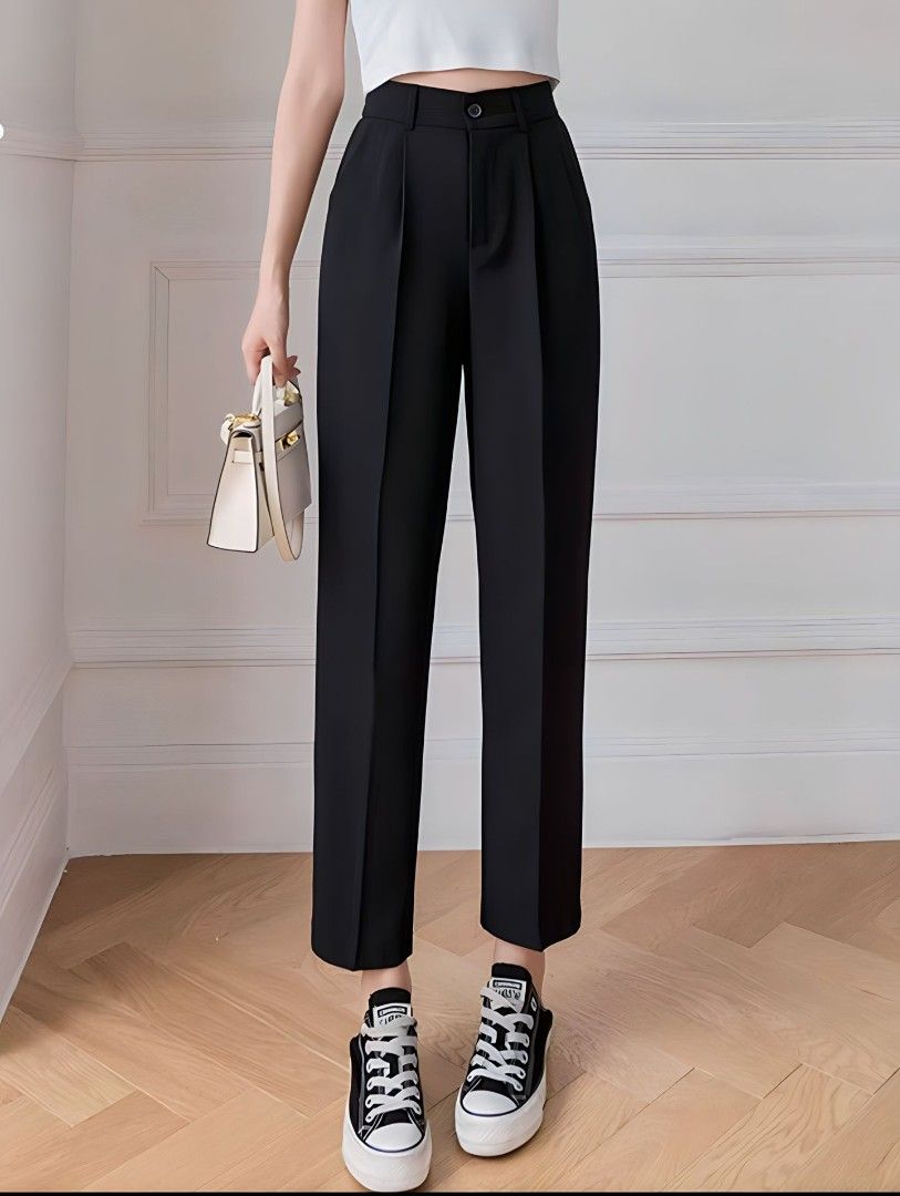 FREE SHIPPING) Formal pants/black pants, Women's Fashion, Bottoms, Other  Bottoms on Carousell
