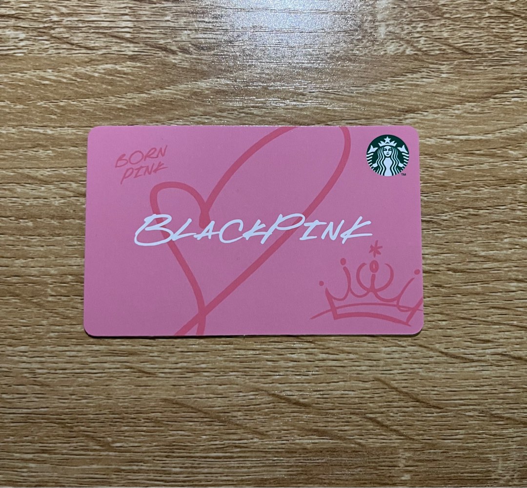 BLACKPINK Starbucks Card with LOAD on Carousell