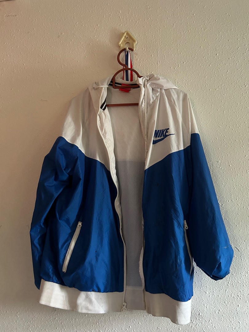 Blue Nike Windbreaker, Men's Fashion, Coats, Jackets and Outerwear on