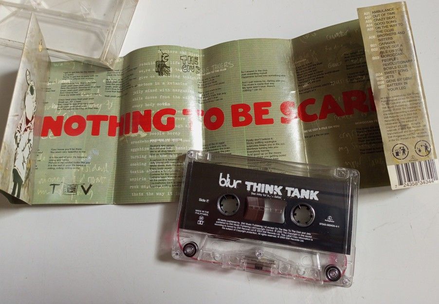 BLUR - THINK TANK ( CASSETTE ) (Category: CDs & DVDs) located in Valenzuela. Submitted by KAMUSIKATAYO (Listing ID 1247398092, Image 2). Description: PRE OWNED STILL CRISPY MADE IN PHILIPPINES.