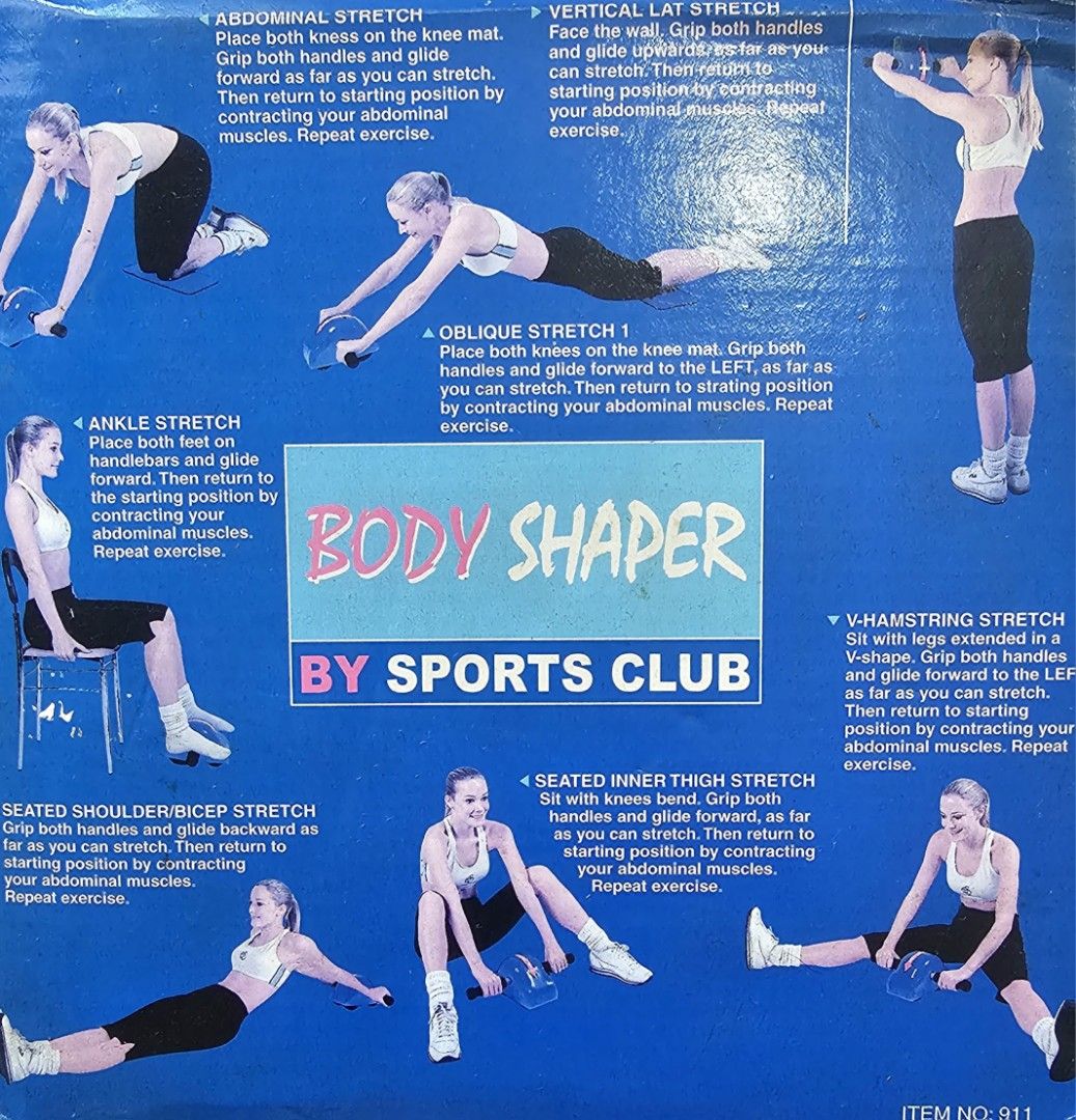 Body Shaper Exercise Roller Wheel by Sports Club Over 18 different
