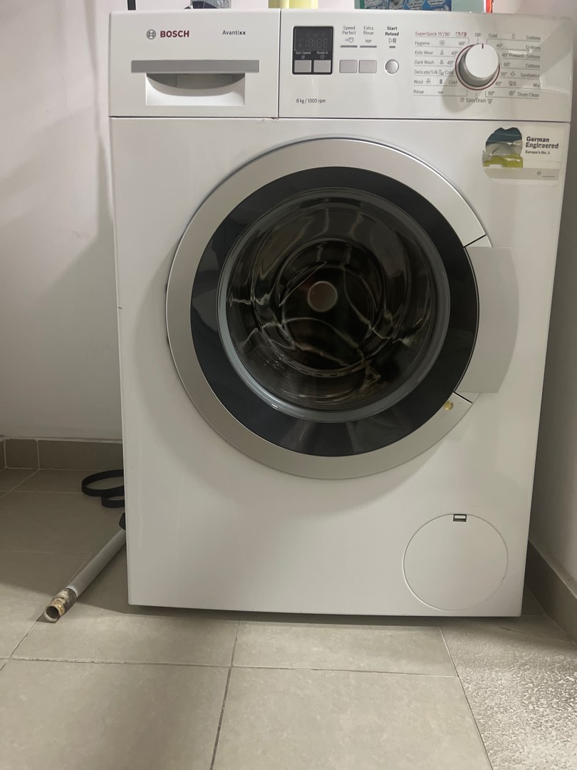 Bosch Avantixx washing machine, TV & Home Appliances, Washing Machines