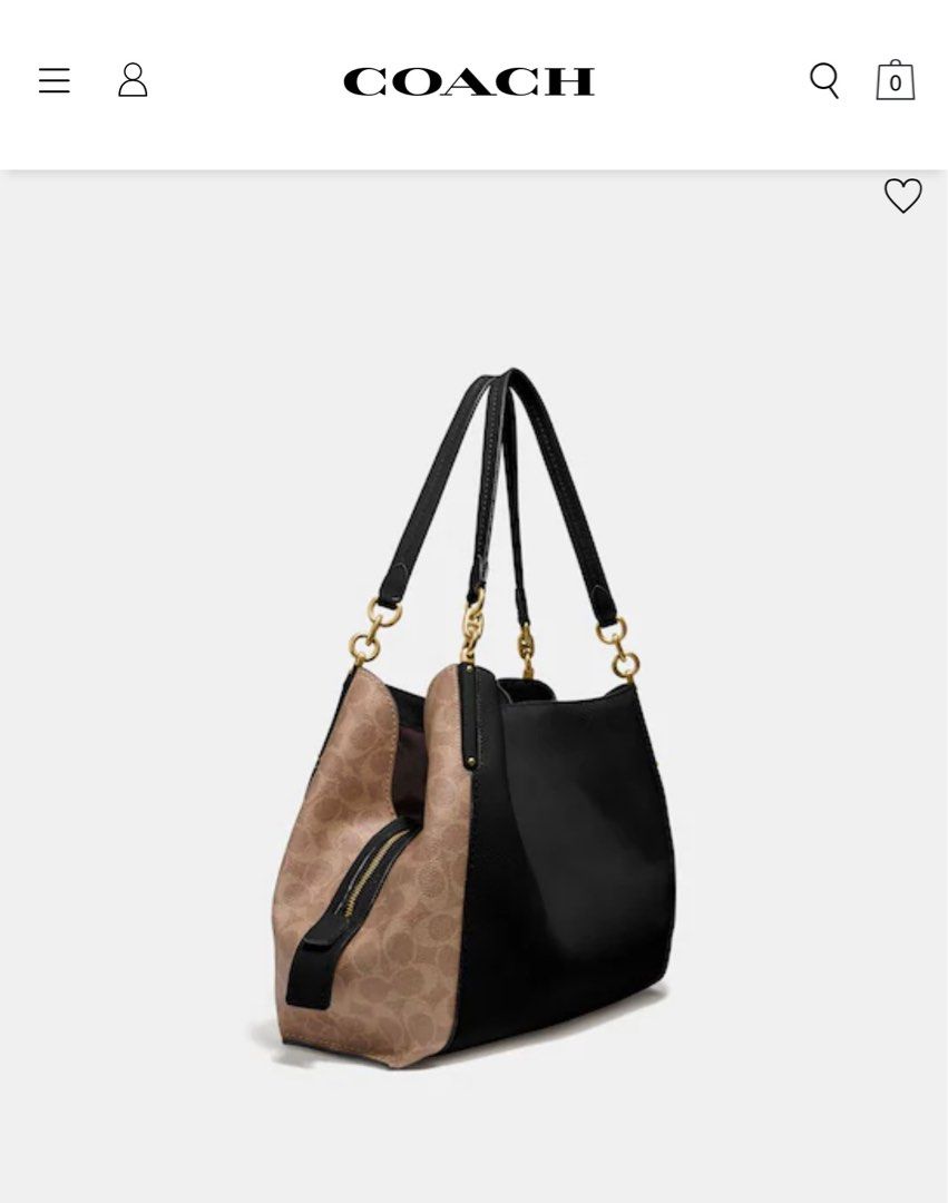 Coach leather dalton sales 31 in signature blocking