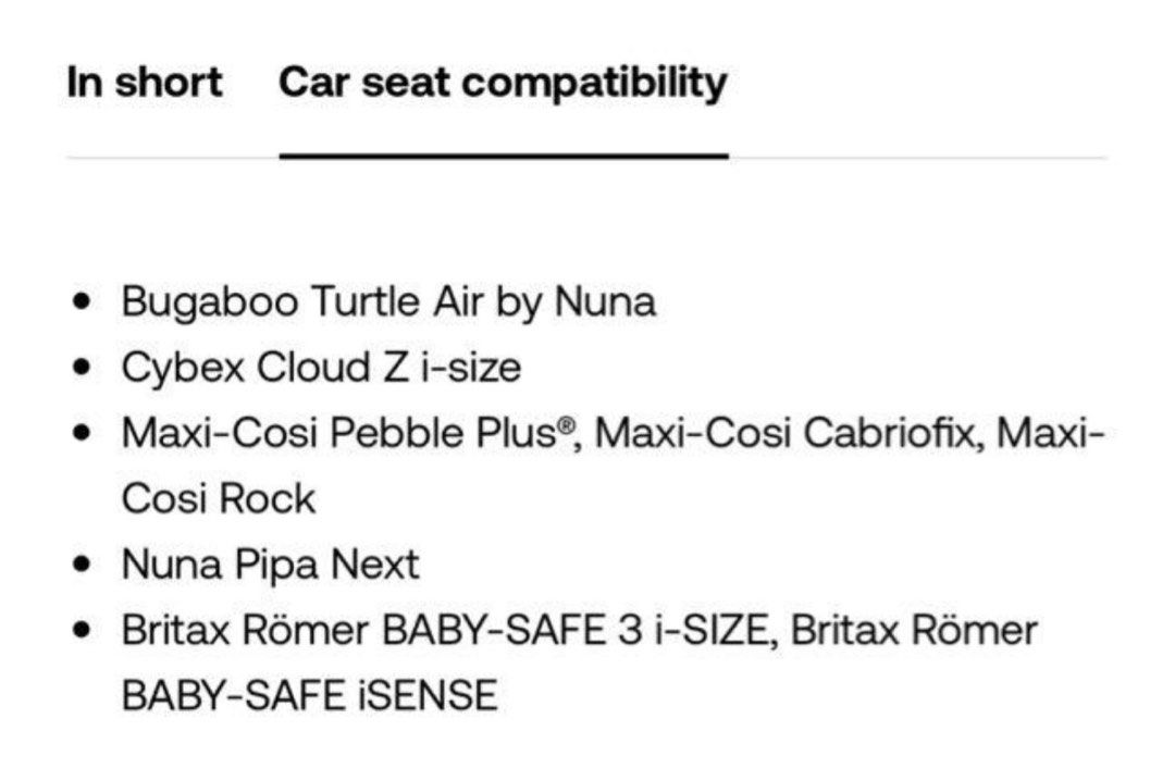 Bugaboo donkey store twin adapter cybex