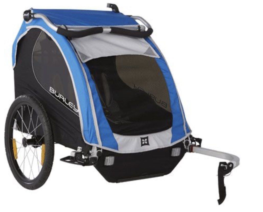 Burley encore 2 seater bicycle trailer, Everything Else on Carousell