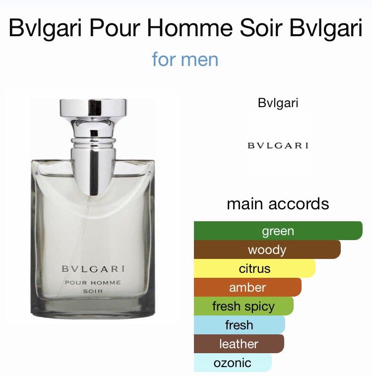 Bvlgari Pour Homme Soir Eau De Toilette 100ml For Men Beauty