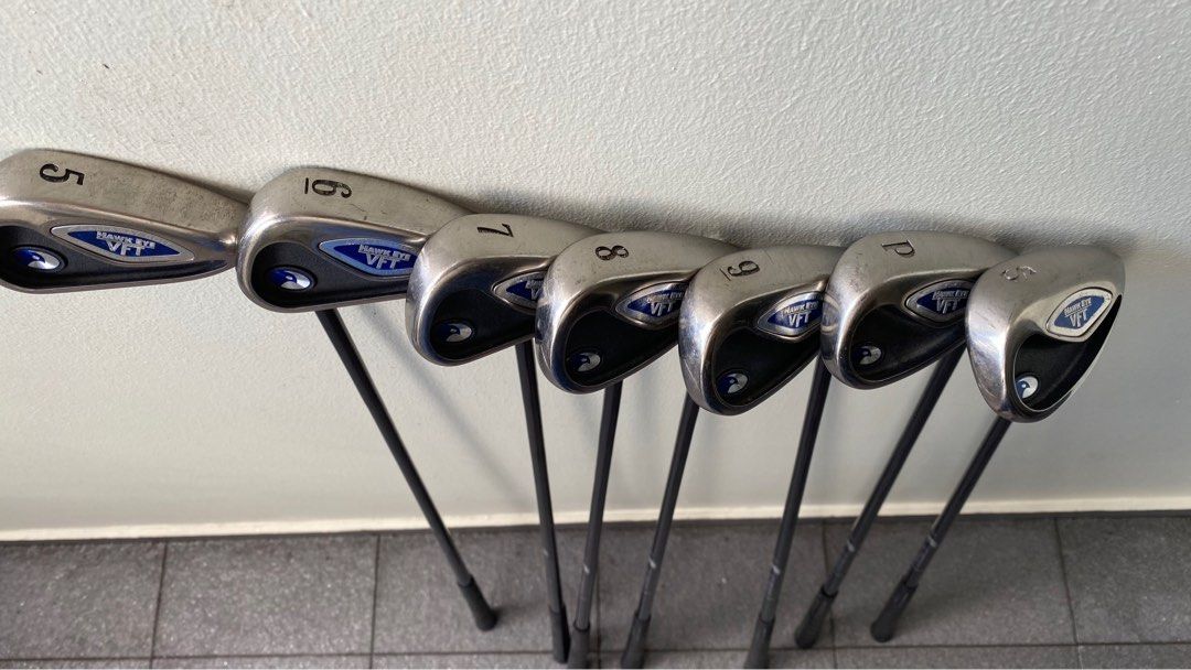 Set De Fers Callaway Hawk Eye VFT 5-9+PW - Graphite Régulier, Droitier, Occasion