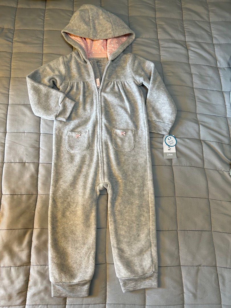 Carters fleece hot sale one piece