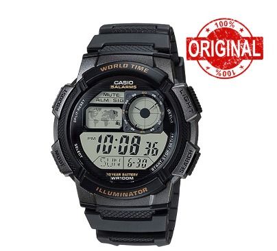 Jam tangan casio illuminator world time store