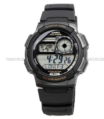 Casio world time illuminator outlet