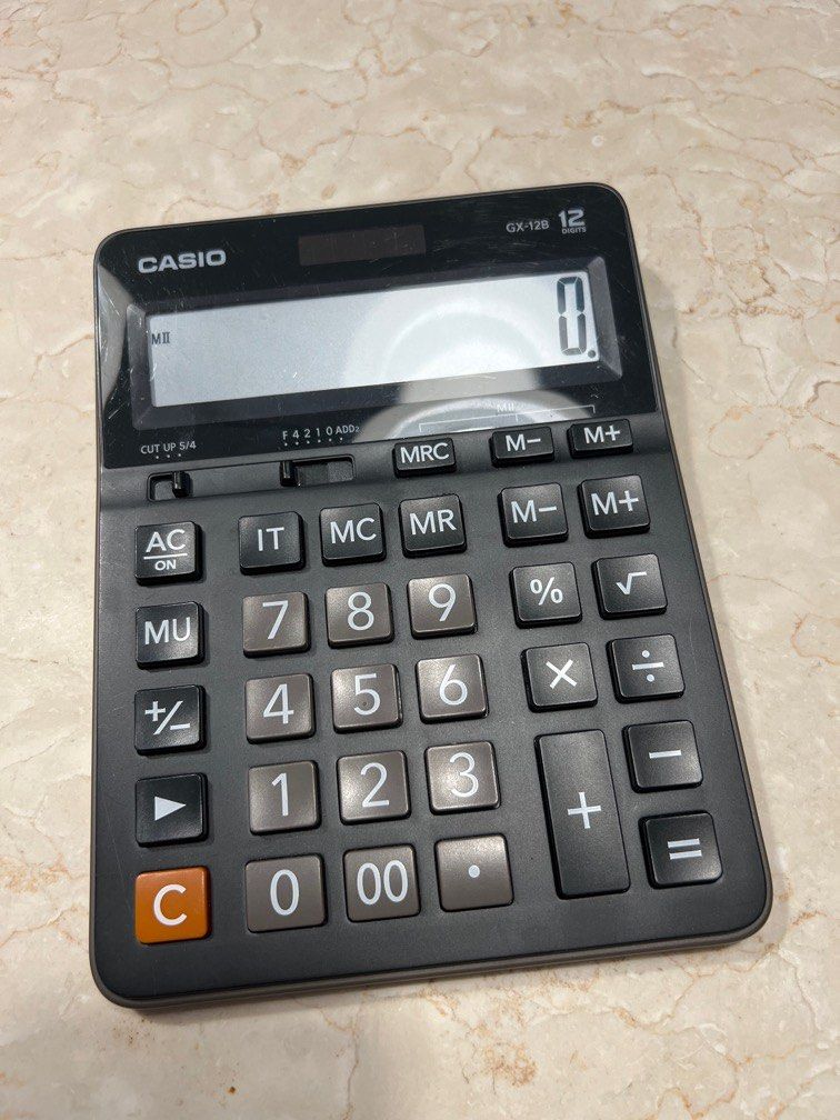Casio Calculator GX12B, Computers & Tech, Office & Business Technology