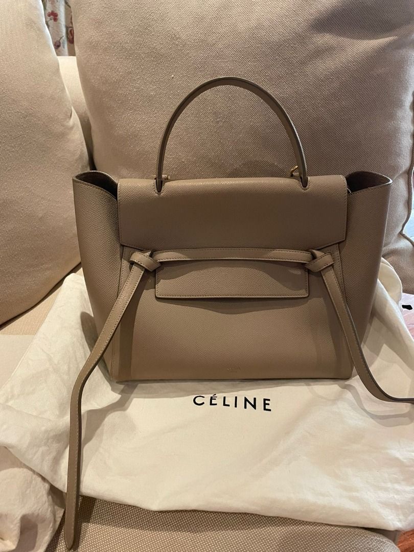 Celine belt bag mini light taupe on sale