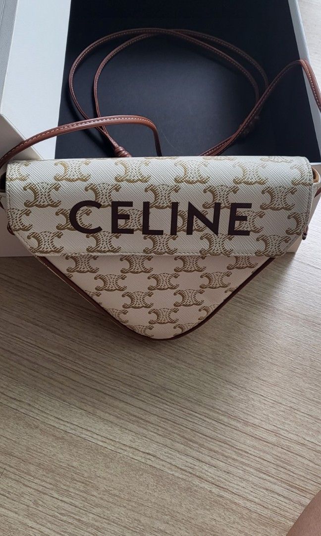 Celine cheap pochette triangle