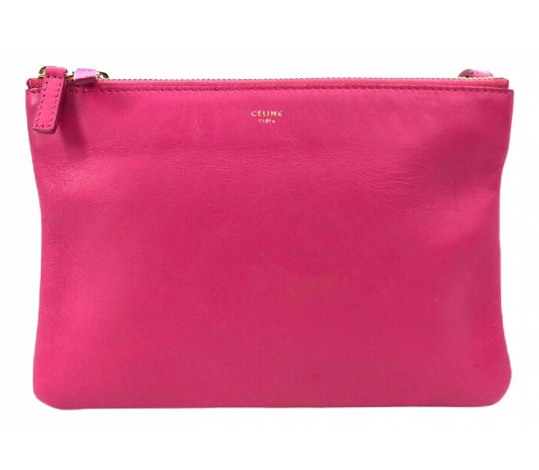 Celine trio bag pink online