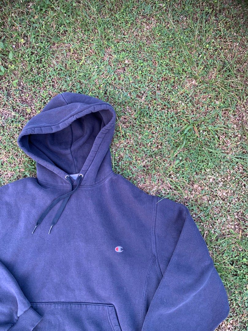 Dark purple sale champion hoodie