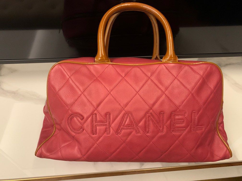 Chanel bowling bag, Luxury, Bags & Wallets on Carousell