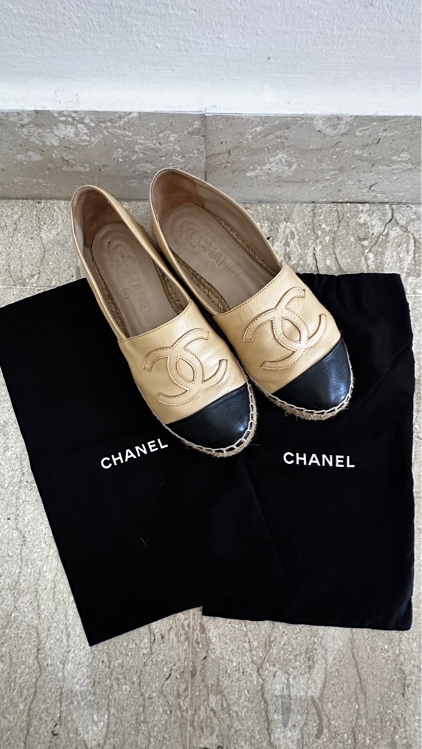 Chanel Espadrilles 38, Luxury, Sneakers & Footwear on Carousell