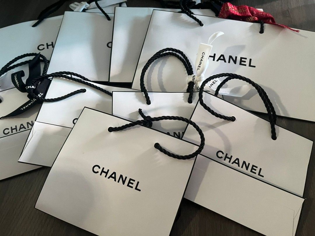 Recycling & Converting Luxury (Chanel) paper bags into repurposed