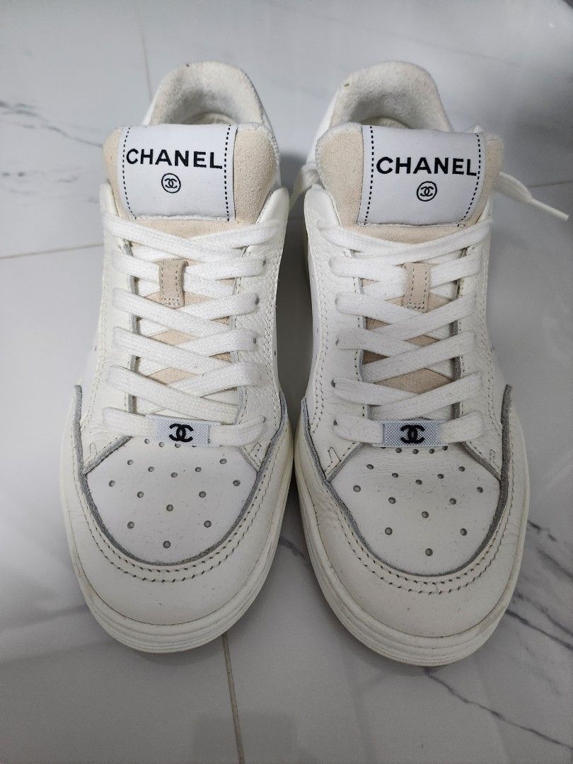 CHANEL White Sneakers