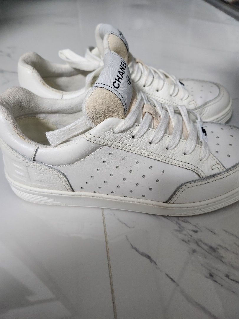 CHANEL White Sneakers